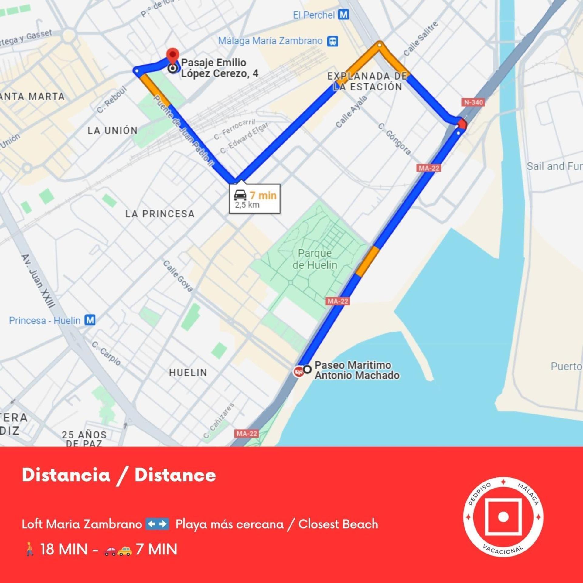 Estudio Maria Zambrano A Pasos De La Estacion Malaga Ngoại thất bức ảnh